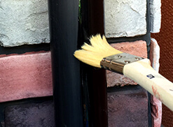 竪樋・軒樋の塗装のイメージ
